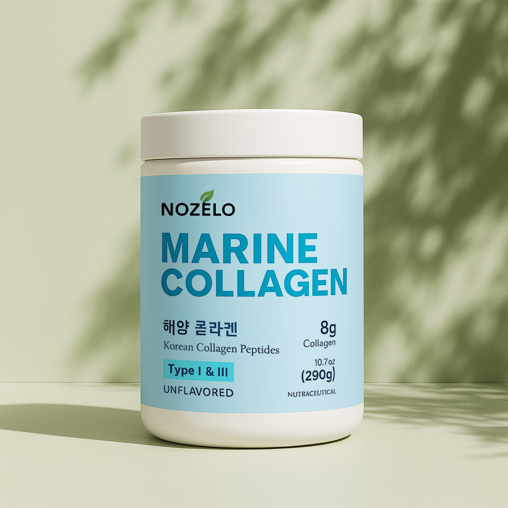 Pure Korean Marine Collagen Peptides | Unflavored | Combat Signs of Ageing