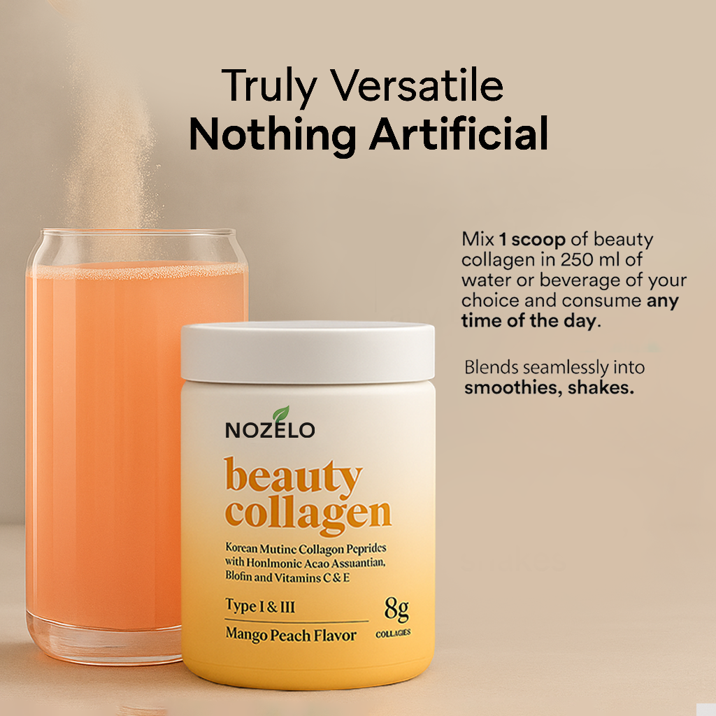 Beauty Korean Marine Collagen Peptides Mango Peach Flavour