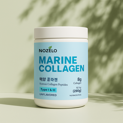 Pure Korean Marine Collagen Peptides | Unflavored | Combat Signs of Ageing