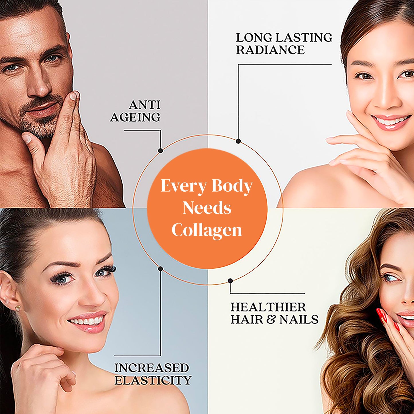 Beauty Korean Marine Collagen Peptides Mango Peach Flavour